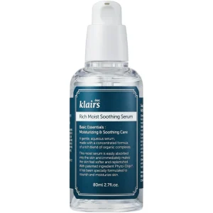 Dear, Klairs, Rich Moist Soothing Serum, Unscented, 2.7 fl oz (80 ml)