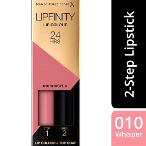 Maxfactor Lipfinity Lip Colour LipMSick 2MSep Long LaMSing - 010 Whisper 2.3 Ml + 1.9 G