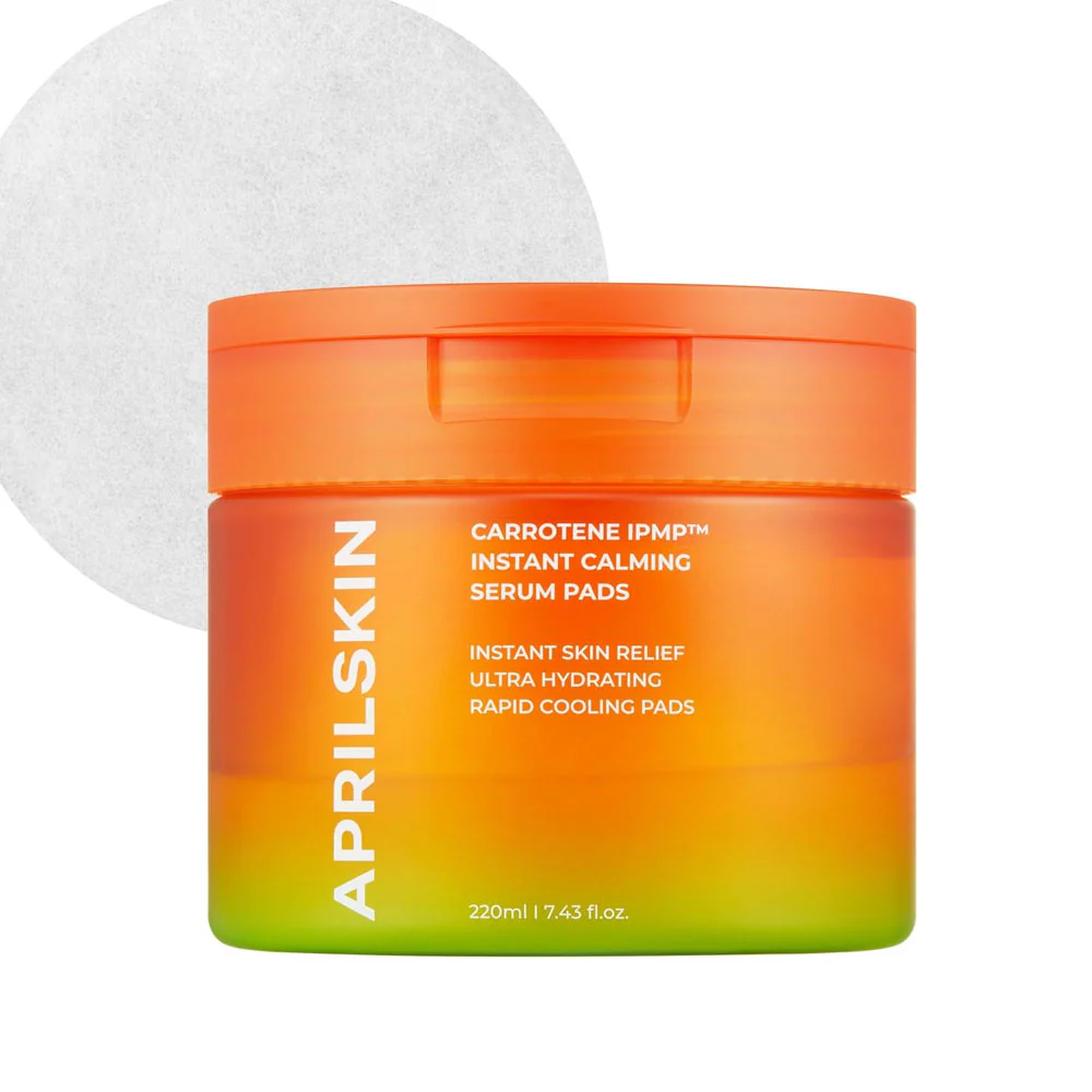 APRILSKIN Carrotene IPMP Instant Calming Serum Pads (80 Pads)