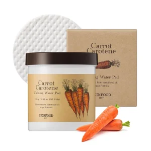 SKINFOOD Carrot Carotene Calming Water Pad - 60 Pads
