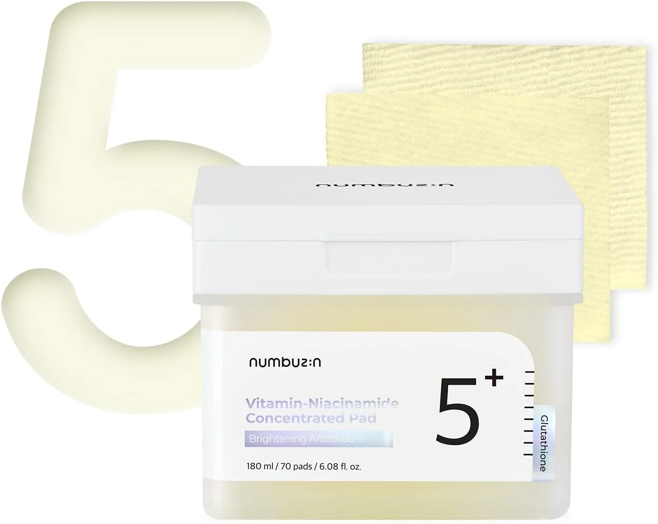 Numbuzin No.5 Vitamin-Niacinamide Concentrated Pad - 70 Pads