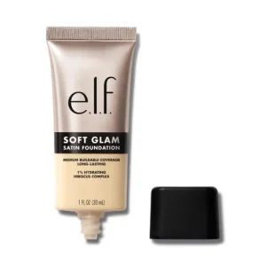 ELF Soft Glam Satin Foundation  22 Light Warm - light with warm undertones
